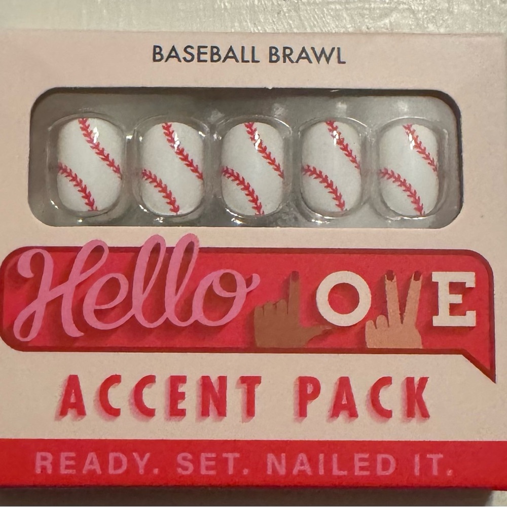 Baseball Brawl Press-On Nails